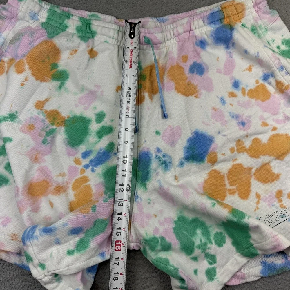 Nike Shorts Mens 3XL Multicolor Tie Dye Sweat‎ Sportswear Club Fleece Just Do It